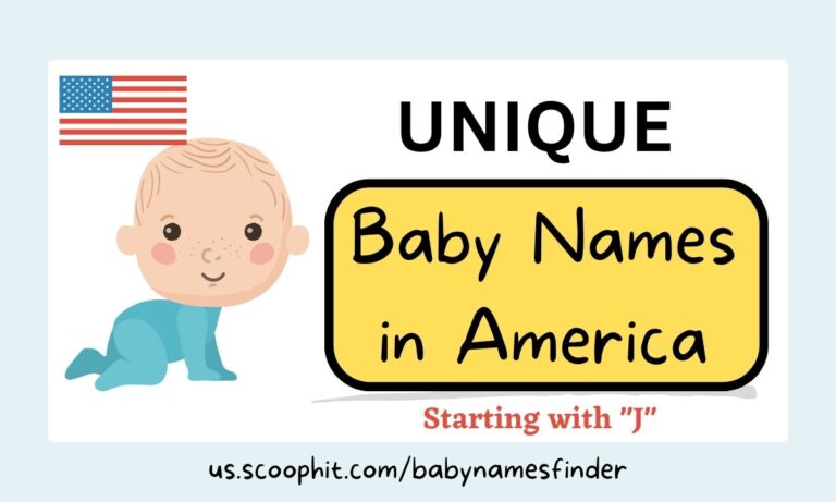 Top 10 Unique Baby Boy Names Starting with J in America