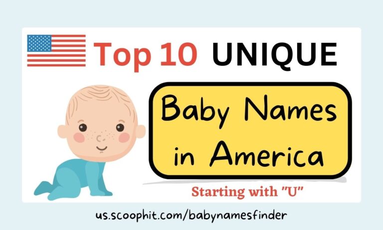 Unique Baby Boy Names Starting with U in America