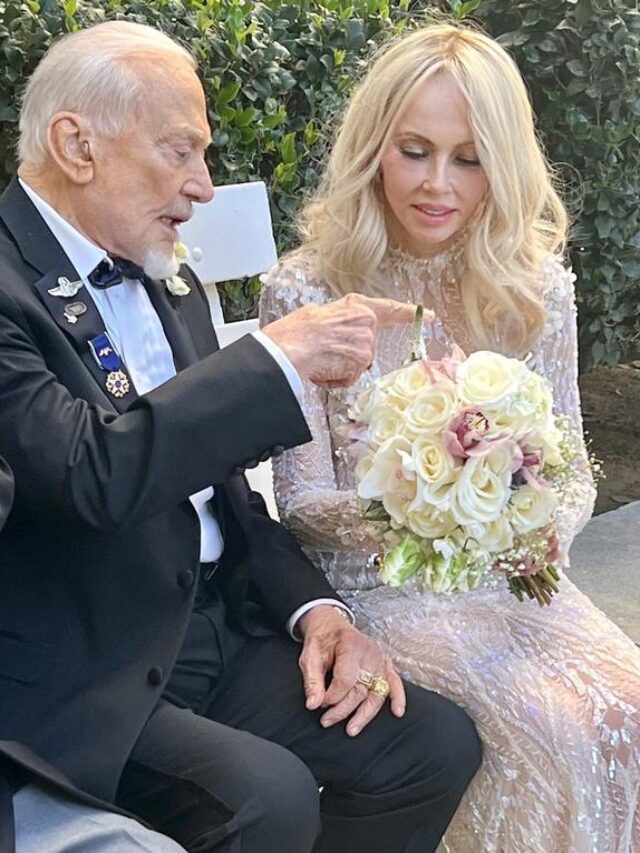 Buzz Aldrin gets married on his 93rd birthday
